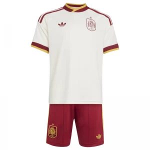 Dětské Fotbalové Dresy Španělsko Mistrovství Světa 2026 Venkovní Dres Komplet