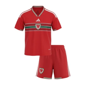 Dětské Fotbalové Dresy Wales 2026 Domácí Dres Komplet