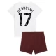 Dětské Kevin De Bruyne #17 Fotbalové Dresy Manchester City 2023-24 Venkovní Dres Komplet