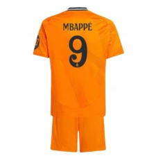 Dětské Mbappe #9 Fotbalové Dresy Real Madrid 2024-25 HP Venkovní Dres Komplet