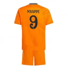 Dětské Mbappe #9 Fotbalové Dresy Real Madrid 2024-25 Venkovní Dres Komplet