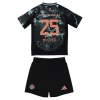 Dětské Muller #25 Fotbalové Dresy FC Bayern München 2024-25 Venkovní Dres Komplet