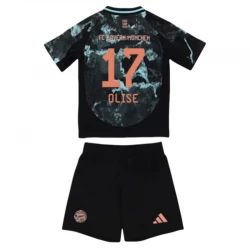 Dětské Olise #17 Fotbalové Dresy FC Bayern München 2024-25 Venkovní Dres Komplet