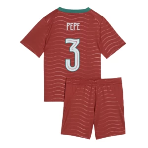 Dětské Pepe #3 Fotbalové Dresy Portugalsko Mistrovství Světa 2026 Domácí Dres Komplet