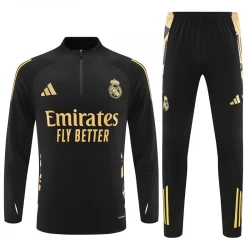 Dětské Real Madrid Tréninkový Mikina Komplety 2024-25 Černá Gold