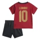 Dětské Romelu Lukaku #10 Fotbalové Dresy Belgie Mistrovství Evropy 2024 Domácí Dres Komplet