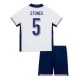 Dětské Stones #5 Fotbalové Dresy Anglie Mistrovství Evropy 2024 Domácí Dres Komplet