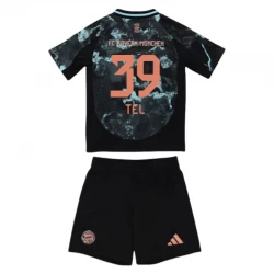 Dětské Tel #39 Fotbalové Dresy FC Bayern München 2024-25 Venkovní Dres Komplet