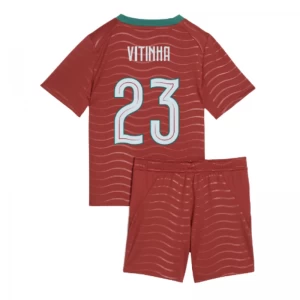 Dětské Vitinha #23 Fotbalové Dresy Portugalsko Mistrovství Světa 2026 Domácí Dres Komplet