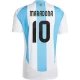 Diego Maradona #10 Fotbalové Dresy Argentina Copa America 2024 Domácí Dres Mužské