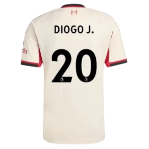 Diogo J. #20 Fotbalové Dresy Liverpool FC 2025-26 Venkovní Dres Mužské