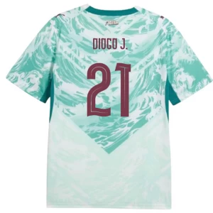 Diogo J. #21 Fotbalové Dresy Portugalsko Mistrovství Světa 2026 Venkovní Dres Mužské
