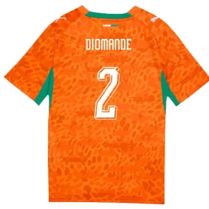Diomande #2 Fotbalové Dresy Pobřeží Slonoviny Mistrovství Světa 2026 Domácí Dres Mužské