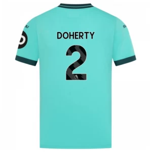 Doherty #2 Fotbalové Dresy Wolverhampton Wanderers 2025-26 Venkovní Dres Mužské