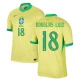 Douglas Luiz #18 Fotbalové Dresy Brazílie Copa America 2024 Domácí Dres Mužské