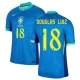 Douglas Luiz #18 Fotbalové Dresy Brazílie Copa America 2024 Venkovní Dres Mužské
