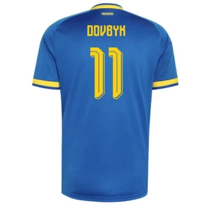 Dovbyk #11 Fotbalové Dresy Ukrajina 2026 Venkovní Dres Mužské
