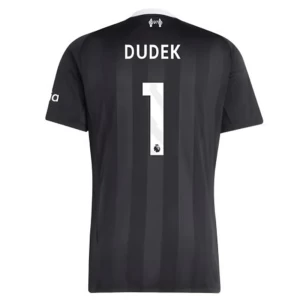 Dudek #1 Fotbalové Dresy Liverpool FC 2025-26 Brankářský Venkovní Dres Mužské