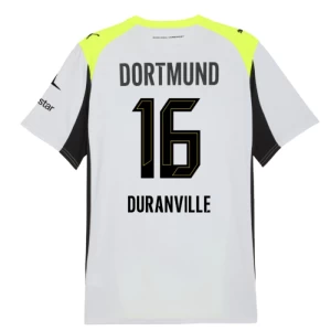 Duranville #16 Fotbalové Dresy BVB Borussia Dortmund 2025-26 Venkovní Dres Mužské