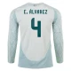 E. Alvarez #4 Fotbalové Dresy Mexiko Copa America 2024 Venkovní Dres Mužské Dlouhý Rukáv