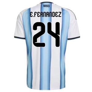 E. Fernandez #24 Fotbalové Dresy Argentina Mistrovství Světa 2026 Domácí Dres Mužské