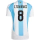 E. Fernandez #8 Fotbalové Dresy Argentina Copa America 2024 Domácí Dres Mužské