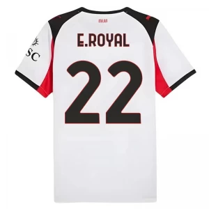 E. Royal #22 Fotbalové Dresy AC Milan 2025-26 Venkovní Dres Mužské