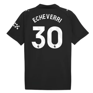 Echeverri #30 Fotbalové Dresy Manchester City 2025-26 Venkovní Dres Mužské