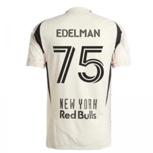 Edelman #75 Fotbalové Dresy New York Red Bulls 2025-26 Venkovní Dres Mužské