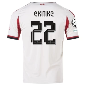 Ekitike #22 Fotbalové Dresy Liverpool FC 2025-26 Champions League Venkovní Dres Mužské
