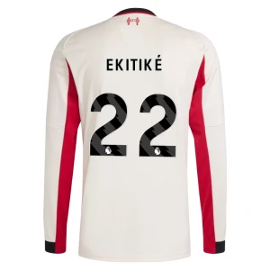 Ekitike #22 Fotbalové Dresy Liverpool FC 2025-26 Venkovní Dres Mužské Dlouhý Rukáv
