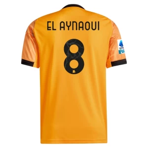 El Ayanoui #8 Fotbalové Dresy AS Roma 2025-26 Venkovní Dres Mužské