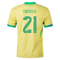 Endrick #21 Fotbalové Dresy Brazílie Copa America 2024 Domácí Dres Mužské