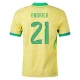 Endrick #21 Fotbalové Dresy Brazílie Copa America 2024 Domácí Dres Mužské