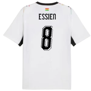 Essien #8 Fotbalové Dresy Ghana Mistrovství Světa 2026 Domácí Dres Mužské