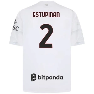 Estupinan #2 Fotbalové Dresy AC Milan 2026-27 Venkovní Dres Mužské