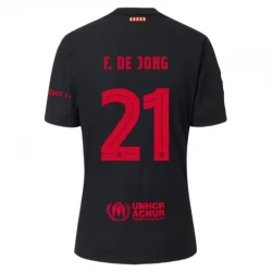F.De Jong #21 Fotbalové Dresy FC Barcelona 2024-25 Venkovní Dres Mužské
