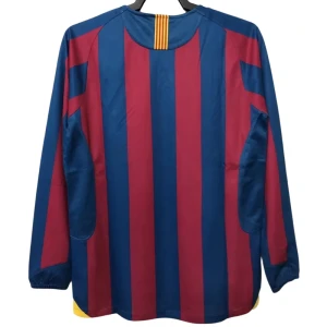 FC Barcelona Retro Dres 2005-06 Domácí Mužské Dlouhý Rukáv