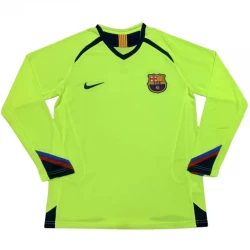 FC Barcelona Retro Dres 2005-06 Venkovní Mužské Dlouhý Rukáv