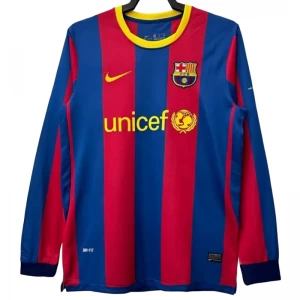 FC Barcelona Retro Dres 2010-11 Domácí Mužské Dlouhý Rukáv