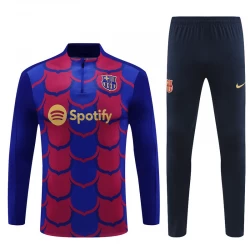 FC Barcelona Tréninkový Mikina Komplety 2024-25 Červená Modrá Camo