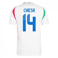 Federico Chiesa #14 Fotbalové Dresy Itálie Mistrovství Evropy 2024 Venkovní Dres Mužské