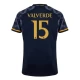 Federico Valverde #15 Fotbalové Dresy Real Madrid 2023-24 Venkovní Dres Mužské