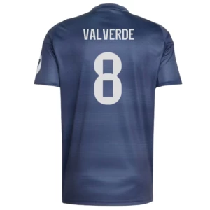 Federico Valverde #8 Fotbalové Dresy Real Madrid 2025-26 Venkovní Dres Mužské