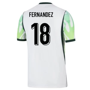 Fernandez #18 Fotbalové Dresy Nigérie 2026 Venkovní Dres Mužské