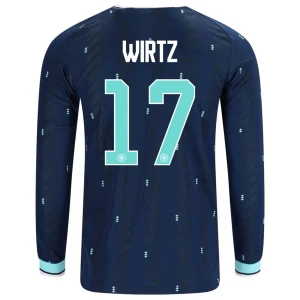Florian Wirtz #17 Fotbalové Dresy Německo Mistrovství Světa 2026 Venkovní Dres Mužské Dlouhý Rukáv