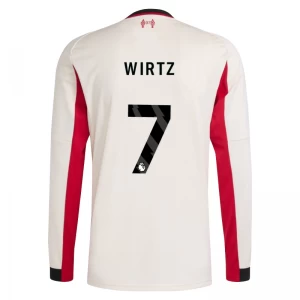 Florian Wirtz #7 Fotbalové Dresy Liverpool FC 2025-26 Venkovní Dres Mužské Dlouhý Rukáv