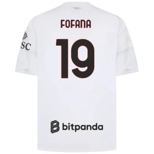 Fofana #19 Fotbalové Dresy AC Milan 2026-27 Venkovní Dres Mužské