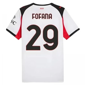 Fofana #29 Fotbalové Dresy AC Milan 2025-26 Venkovní Dres Mužské