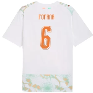 Fofana #6 Fotbalové Dresy Pobřeží Slonoviny Mistrovství Světa 2026 Venkovní Dres Mužské